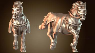 3D модель ЛОШАДЬ смелая (STL)