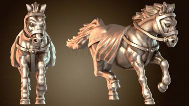3D модель ЛОШАДЬ грациозная (STL)