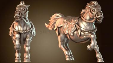 3D модель ЛОШАДЬ увлечена (STL)