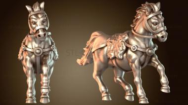 3D модель ЛОШАДЬ неумолимая (STL)