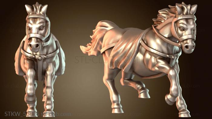 Military ЛОШАДЬ молодая