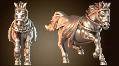 3D модель ЛОШАДЬ молодая (STL)