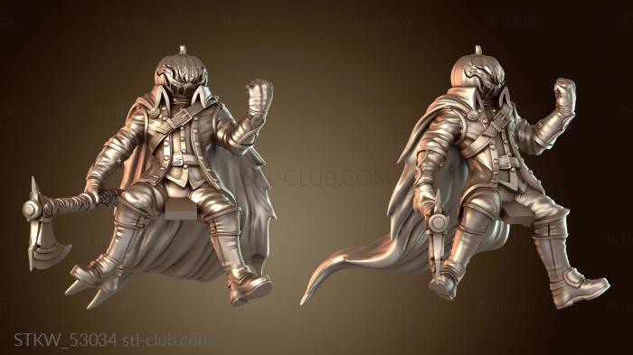 Military Всадник с кошмаром злобным