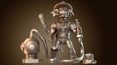 3D модель Мутант-далматинец из горячей точки, пожарный (STL)