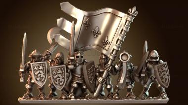 3D модель Украшено знамя домашней гвардии (STL)