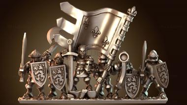 3D модель Знамя дворянской гвардии (STL)