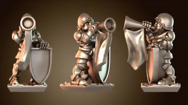 3D модель Геральдический музыкант, вдохновленный гвардией (STL)