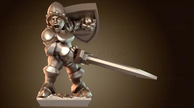3D модель Дворянский стражник (STL)