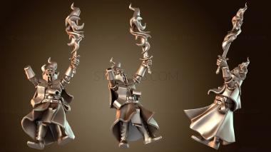 3D модель ДОМА МАГИЯ ТОНКИЙ ДОМ ОГНЕННЫЙ МАГ (STL)