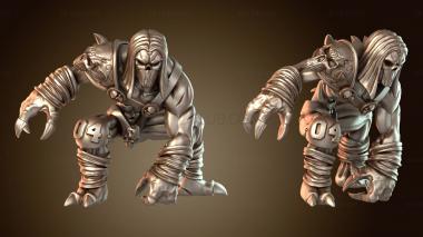 3D модель Человек и Орк Гуль темный (STL)