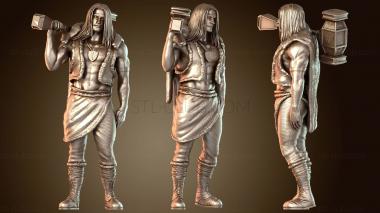 3D модель Человек-варвар Вульфгар Сын Беорнегар (STL)