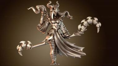 3D модель Человек Женщина-Колдун Аркан (STL)