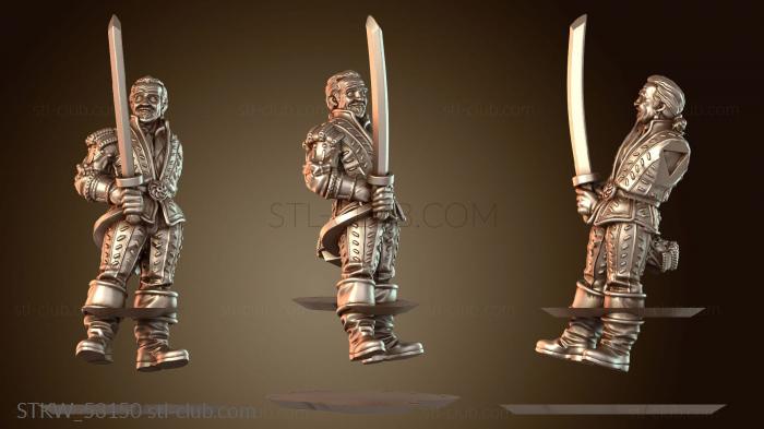 Military Человек-фехтовальщик