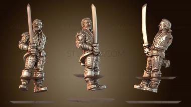 3D модель Человек-фехтовальщик (STL)