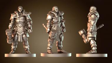 3D модель Человек Мужчина Варвар Бесстрашный (STL)