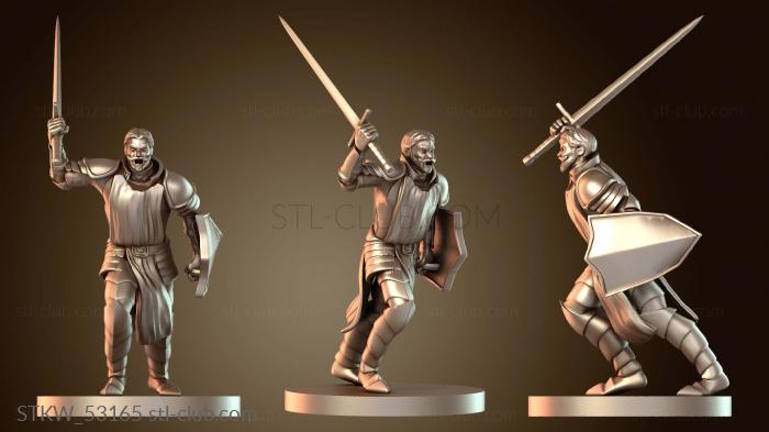 Military Паладин-мужчина в атаке