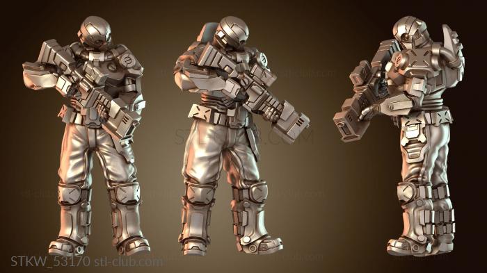 Military Опытный наемник-человек