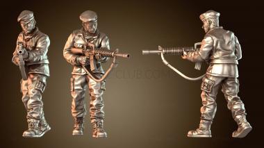 3D модель ЧЕЛОВЕЧЕСКАЯ ВОЕННАЯ ПОЛИЦИЯ, ОХРАНА ВХОДА, храбрый (STL)