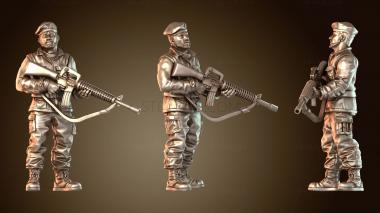 3D модель Элитная охрана входа в человеческую военную полицию (STL)