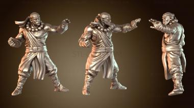 3D модель Человек-монах дисциплинирован (STL)