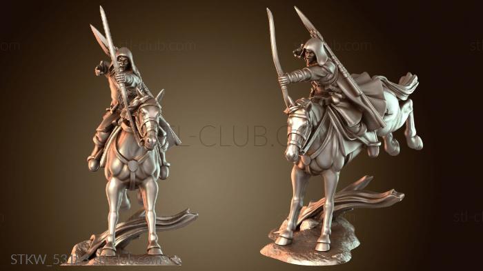 Military Северные всадники-люди верхом на арканах