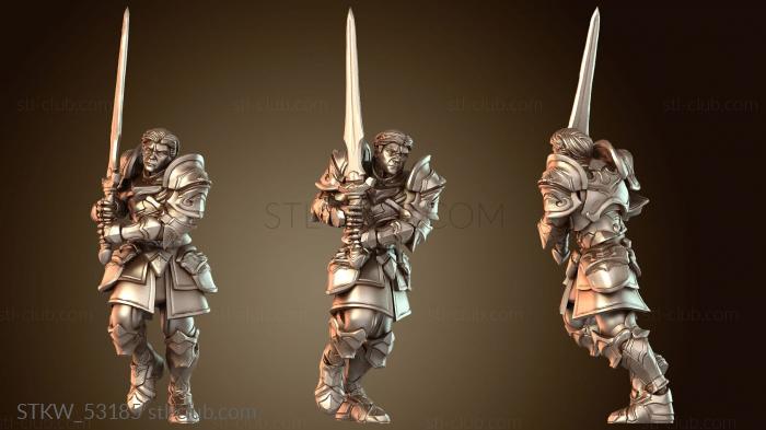 Military Человек Паладин Доблестный