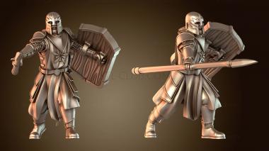 3D модель Копье солдат-людей не сломано (STL)