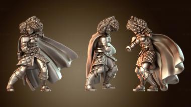 3D модель Человек-воин стойкий (STL)