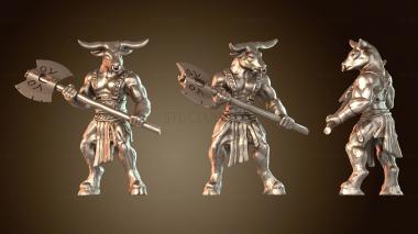 3D модель Гуманоидные монстры Минотавр (STL)