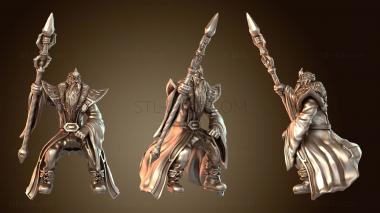 3D модель Архимаг человека на коне (STL)