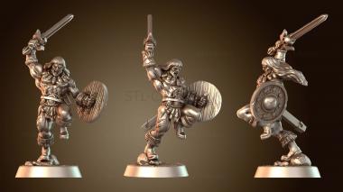 3D модель Люди Варвар Классический молодой (STL)