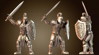 3D модель Атака стражей людей (STL)