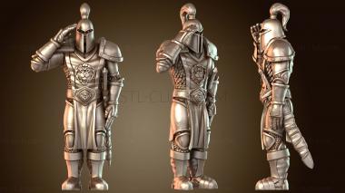 3D модель Люди Гвардии с гордостью салютуют (STL)