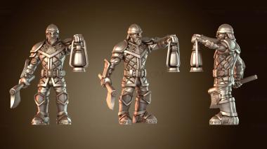 3D модель Фонарь ополчения людей (STL)