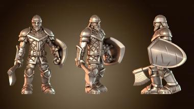 3D модель Люди, ходячее ополчение людей (STL)