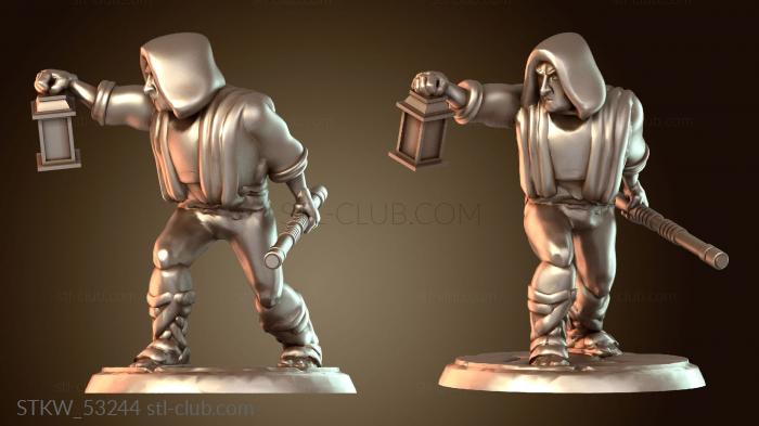 Military Люди-рейнджеры с фонарем