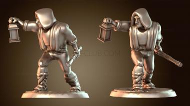 3D модель Люди-рейнджеры с фонарем (STL)