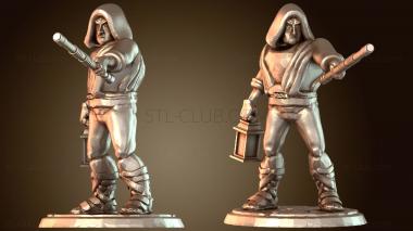 3D модель Люди, рейнджеры, посох (STL)