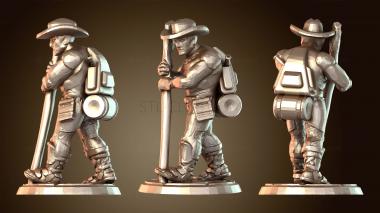 3D модель Люди-рейнджеры-путешественники (STL)