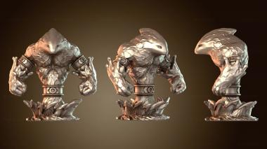 3D модель Элементаль воды человека (STL)