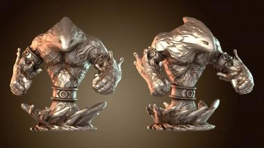 3D модель Атакующая жидкость стихии воды для людей (STL)