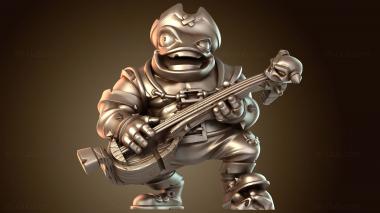 3D модель Скромный бард Жаба (STL)