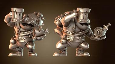 3D модель Скромный бармен Тоуд (STL)