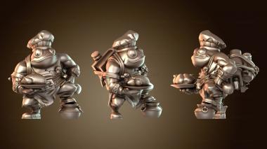 3D модель Скромный шеф-повар Тоад Кук (STL)