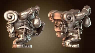 3D модель Скромный землекоп, храбрая жаба (STL)