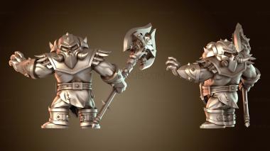 3D модель Скромный шаман Орк (STL)