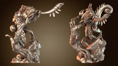 3D модель Охотник-музыкант (STL)