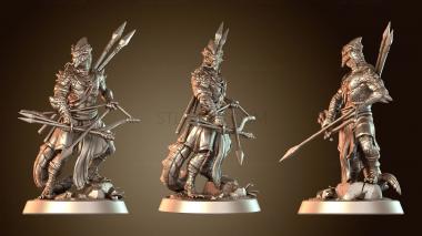 3D модель Охотник на саламандру рептилия народный охотник на саламандру (STL)