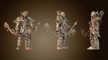 3D модель Охотник стоит (STL)