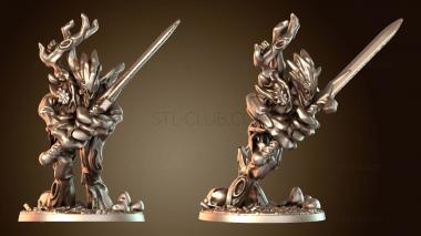 3D модель Охотники с двуручными мечами непоколебимы (STL)
